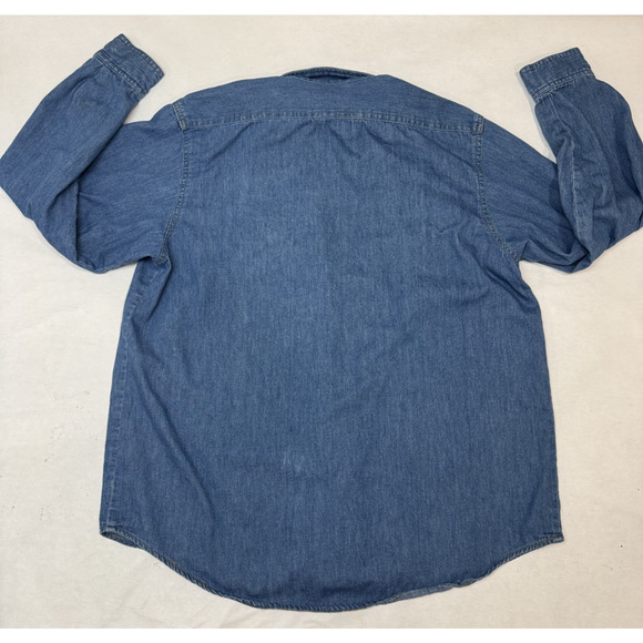 Vintage Chambray Christmas Embroidered Holiday Santa Cats Stocking Women Medium - Picture 9 of 9